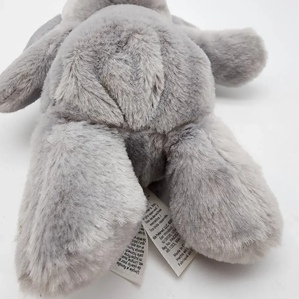 Carters Gray Elephant Rattle Plush Stuffed Animal 8